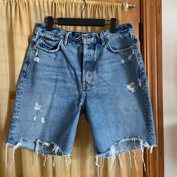 GRLFRND Pants - GRLFRND denim cut off shorts